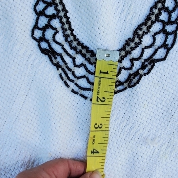Vintage Beaded bib - Picture 6 of 7